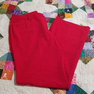 Worthington red trousers